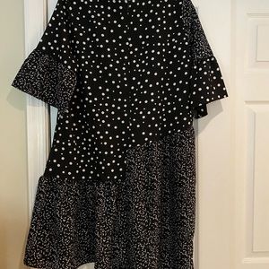 Asymmetrical tunic or dress